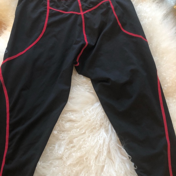 BNWOT Tesla tights/Long johns undergarment in power red/blk size medium!! - Picture 4 of 6